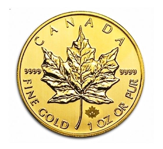 Buy Canadian Maple Leaf 1 oz Gold Coin in USD from Indigo