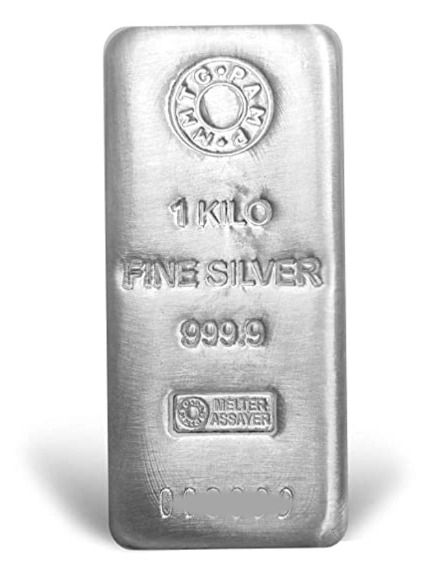 MMTC-PAMP 1 kg Silver (999.9) Casted Bar